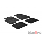 Original Gledring Passform Fußmatten Gummimatten 4 Tlg.+Fixing - Opel Antara 06-10 & 2011->